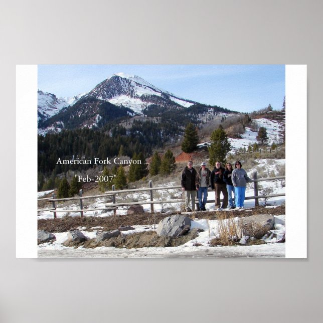 Affiches American Fork Canyon (Devant)