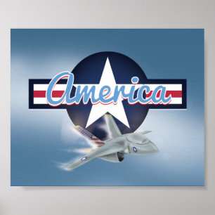 Affiches American Jet Fighter