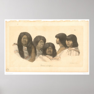 Affiches Amérindiens de Californie (0685A)