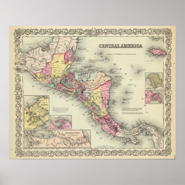 Affiches Amérique centrale 5 (Devant)