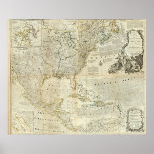 Affiches Amérique du Nord composite