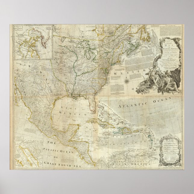 Affiches Amérique du Nord composite (Devant)