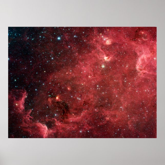 Affiches Amérique du Nord Nebula Infrarouge (Devant)