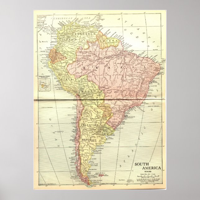 Affiches Amérique du Sud : 1914 (Devant)