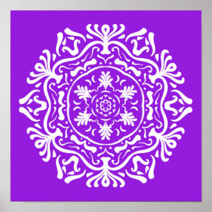 Affiches Amethyst Mandala