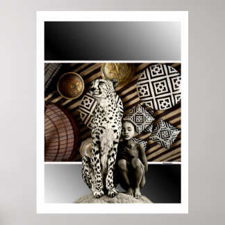 Affiches Amitié du design urbain africain