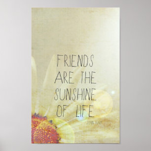 Affiches Amitié et soleil
