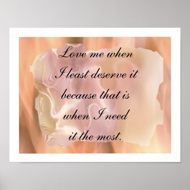 Affiches Amour (Devant)