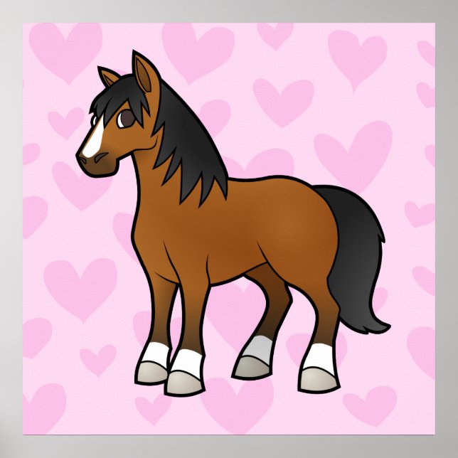 Affiches Amour de cheval (Devant)