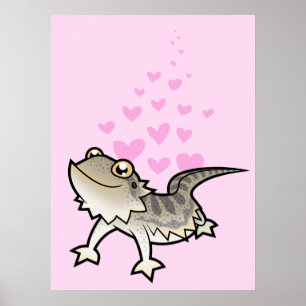 Affiches Amour de Dragon barbu / Dragon de Rankin