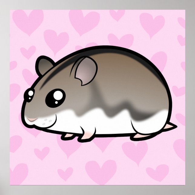 Affiches Amour de hamster nain (Devant)