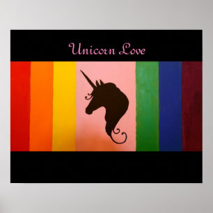 Affiches Amour de licorne