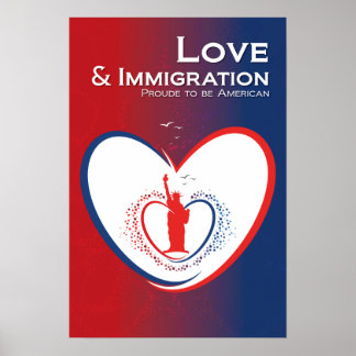 Affiches Amour et Immigration - USA