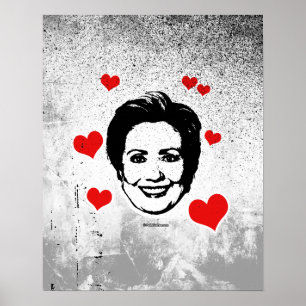 Affiches Amour pour Hillary