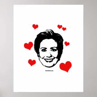 Affiches Amour pour Hillary