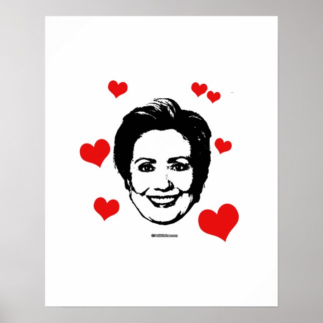 Affiches Amour pour Hillary (Devant)