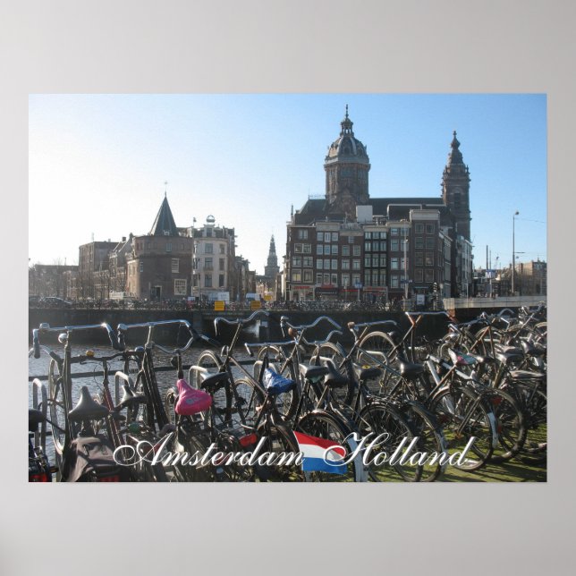 Affiches Amsterdam Holland (Devant)
