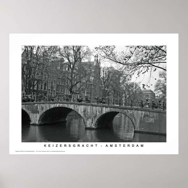 Affiches Amsterdam - Keizersgracht (Devant)