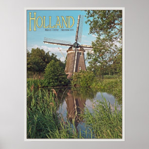 Affiches Amsterdam - moulin à vent d'oeufs de De 1100