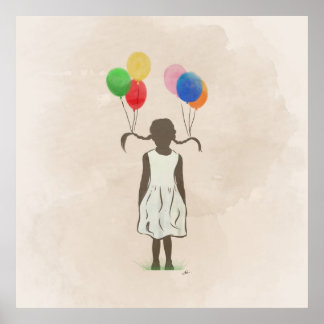 Affiches Amusant Avec Ballons