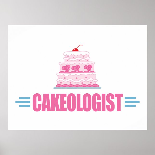 Affiches Amusant Mariage Cake Lover (Devant)
