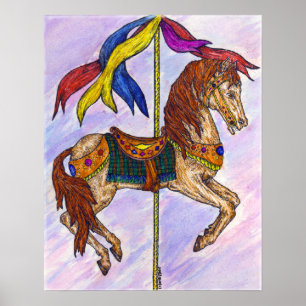 Affiches Amusement de carrousel
