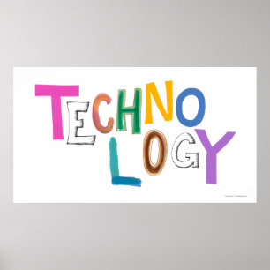 Affiches Amusement moderne de geek de technologie d'art de