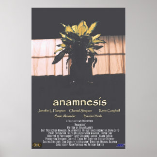 Affiches Anamnésie