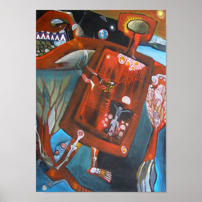 AFFICHES ANCIEN CHAMAN DE CROW (Devant)