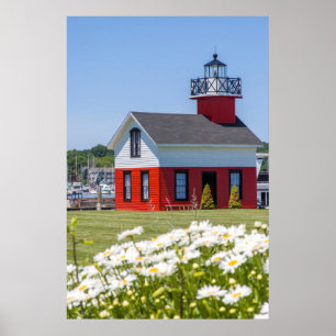 Affiches Ancien Phare, Sur Le Lac Kalamazoo, Saugatuck