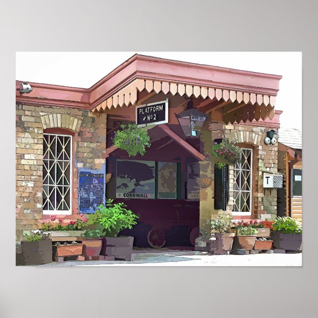 AFFICHES ANCIENNE GARE (Devant)