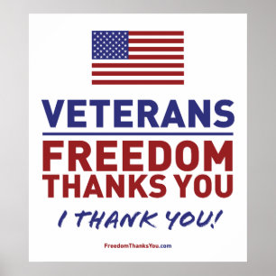 Affiches Anciens Combattants, Liberté Merci.