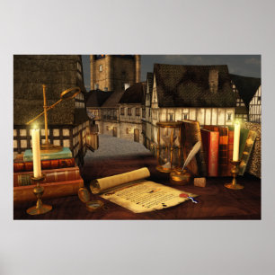 Affiches Anciens Horizons Imprimé