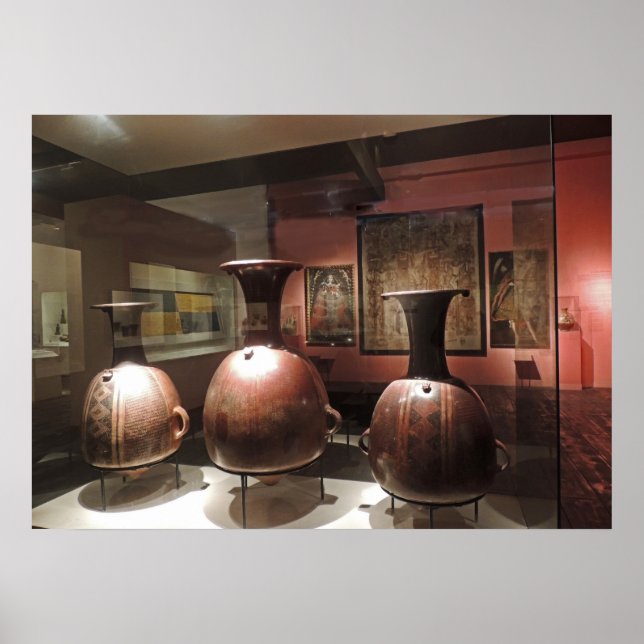 Affiches Ancient Artifacts in a Peruvian Museum (Devant)