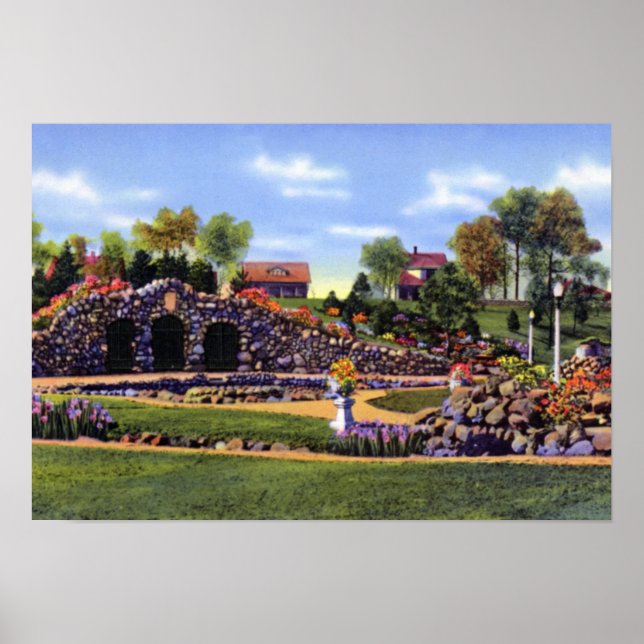 Affiches Anderson Indiana Shadyside Park Grotto (Devant)