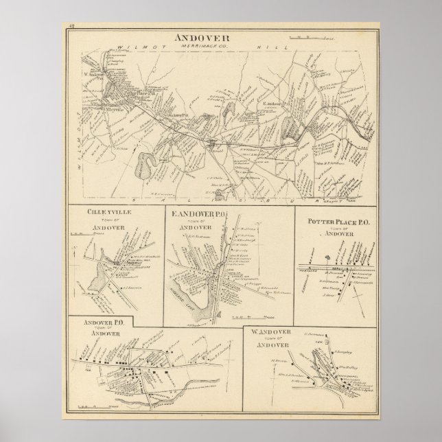 Affiches Andover, Merrimack Co (Devant)