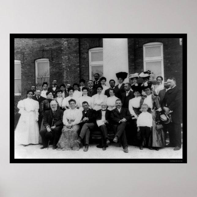 Affiches Andrew Carnegie at the Tuskegee Institute 1906 (Devant)