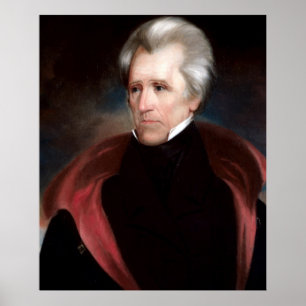 Affiches ANDREW JACKSON Painting by Ralph E. W. Earl Print