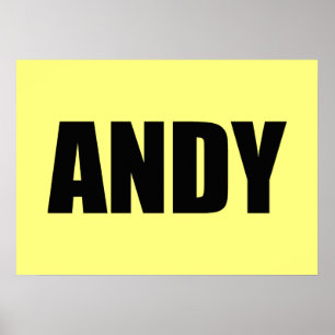 Affiches Andy