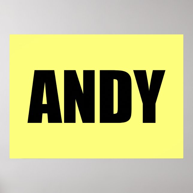 Affiches Andy (Devant)