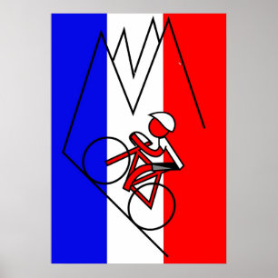 Affiches Andy voyage dans le ciel - Tour de France