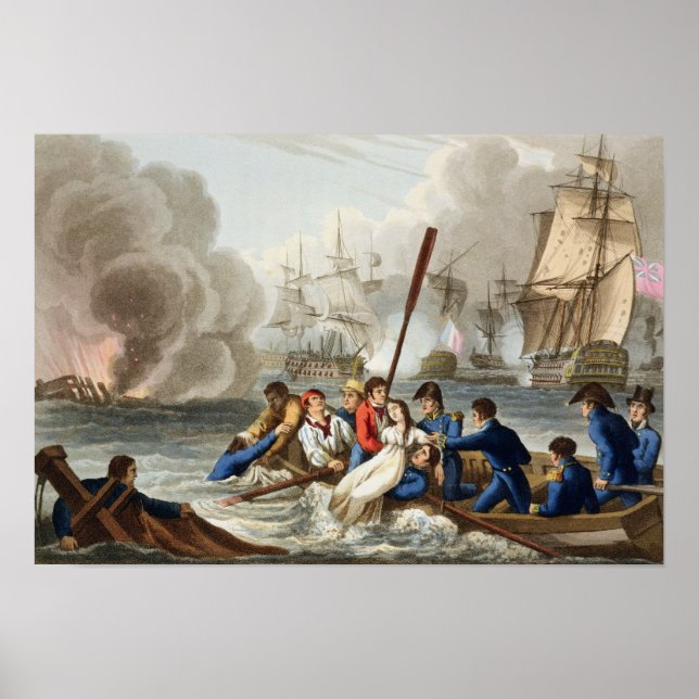 Affiches Anecdote à la bataille de Trafalgar (Devant)