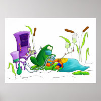 Anesthésie Frog Art Imprimer