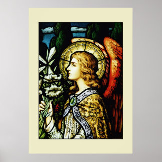 Affiches "Ange avec Lys"