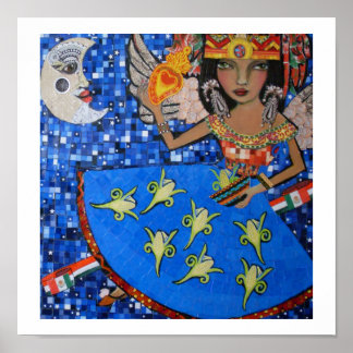 Affiches ange aztèque