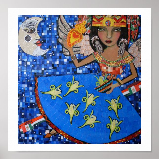 Affiches ange aztèque (Devant)