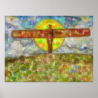 Affiches ange (couleurs défraîchies)