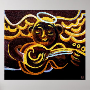 Affiches Ange de guitare