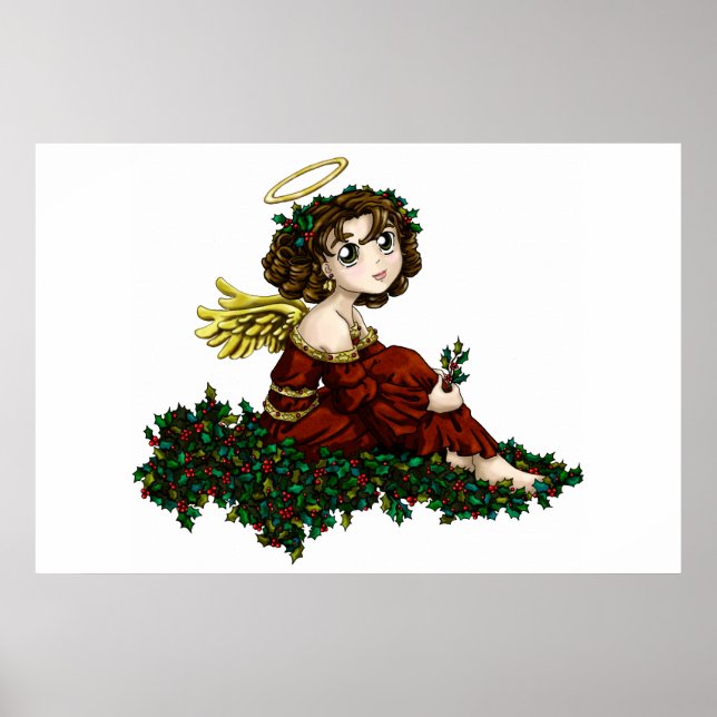 Affiches Ange de houx (Devant)