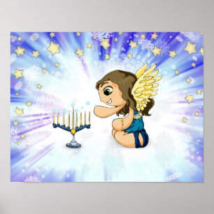 Affiches Ange de Menorah